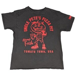 Uncle Pete | Fortnite | Black | Boys | Pizza Pit‎ Graphic Tee | XL